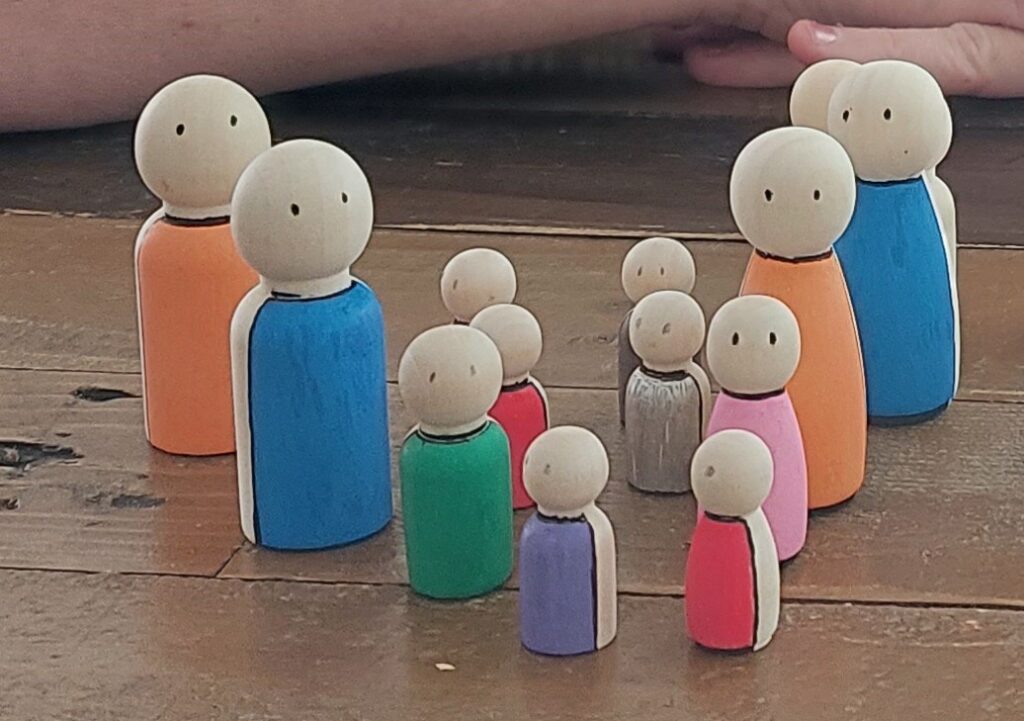 tafelopstelling poppetjes