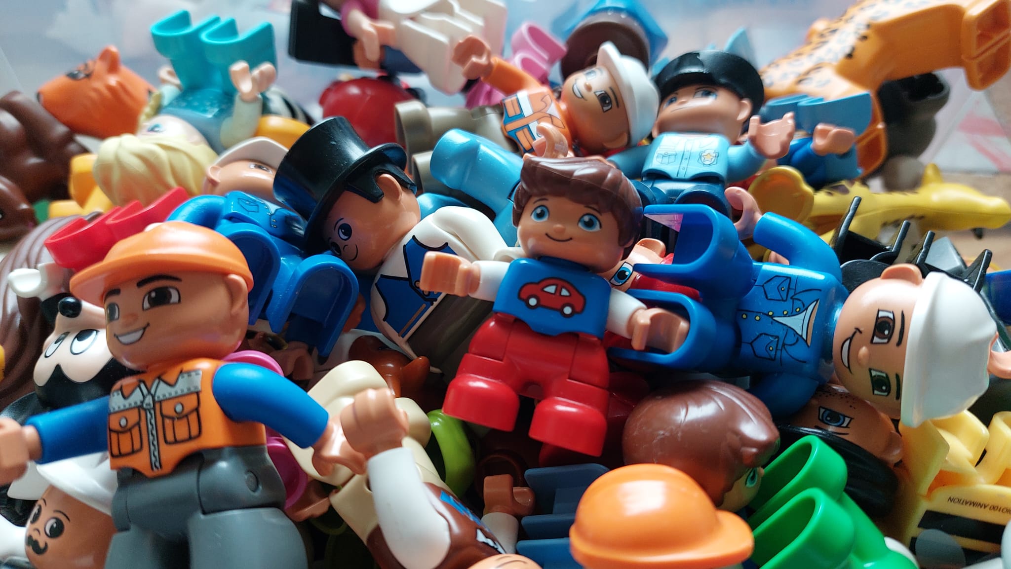 duplo poppetjes opstelling