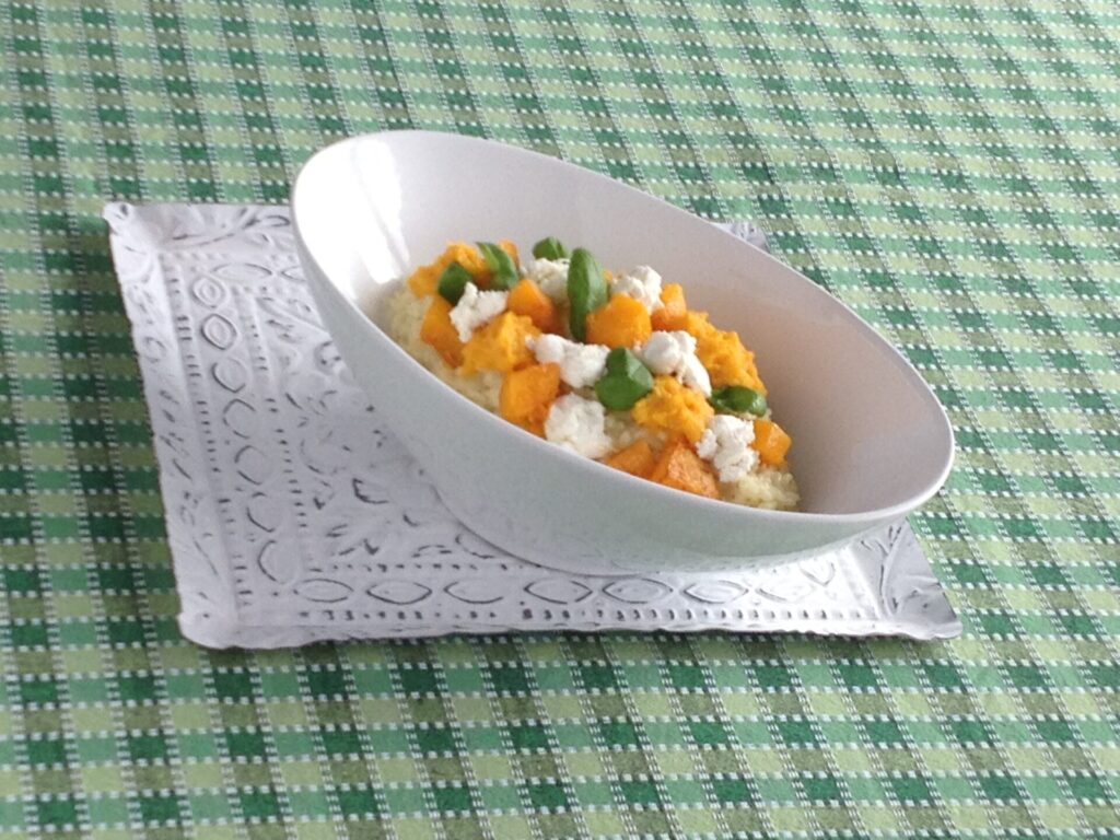 risotto pompoen geitenkaas