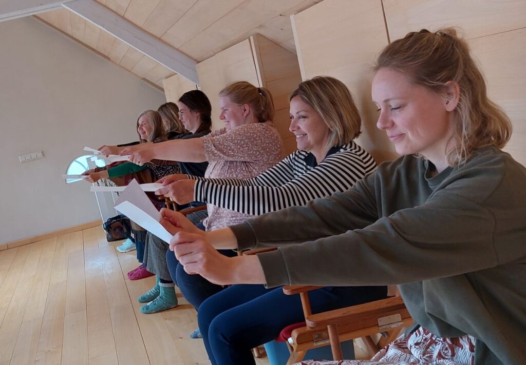 training acceptatie papier wegduwen