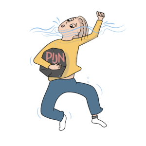 Illustratie pijn verdrinken